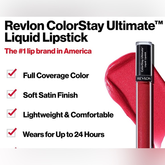 Revlon Liquid Lipstick 050 Top Tomato New - Picture 4 of 4